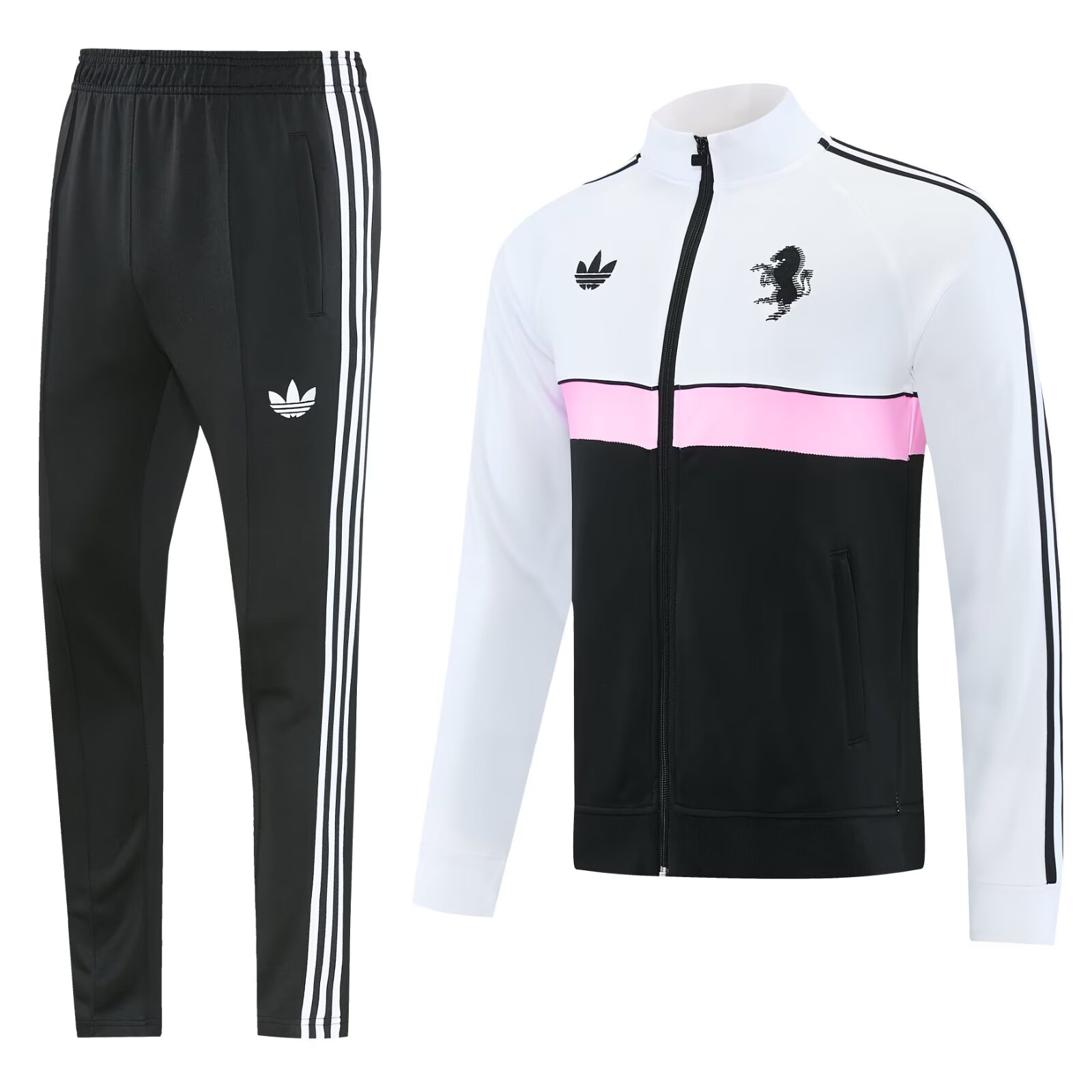AAA Quality Juventus 26/27 Tracksuit - White/Pink/Black